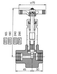 NKG Drain Valve DV221～DV224